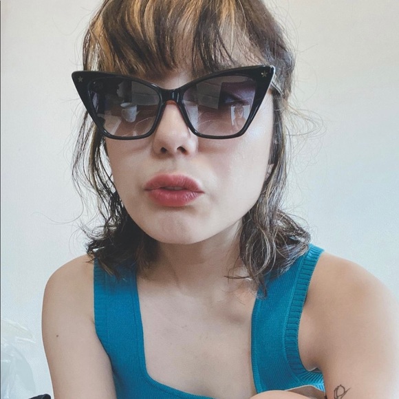 50’s Retro Throwback Cat Eye Sunglasses 😻 FlyGirls Fly Kitten Sunnies - Picture 9 of 17